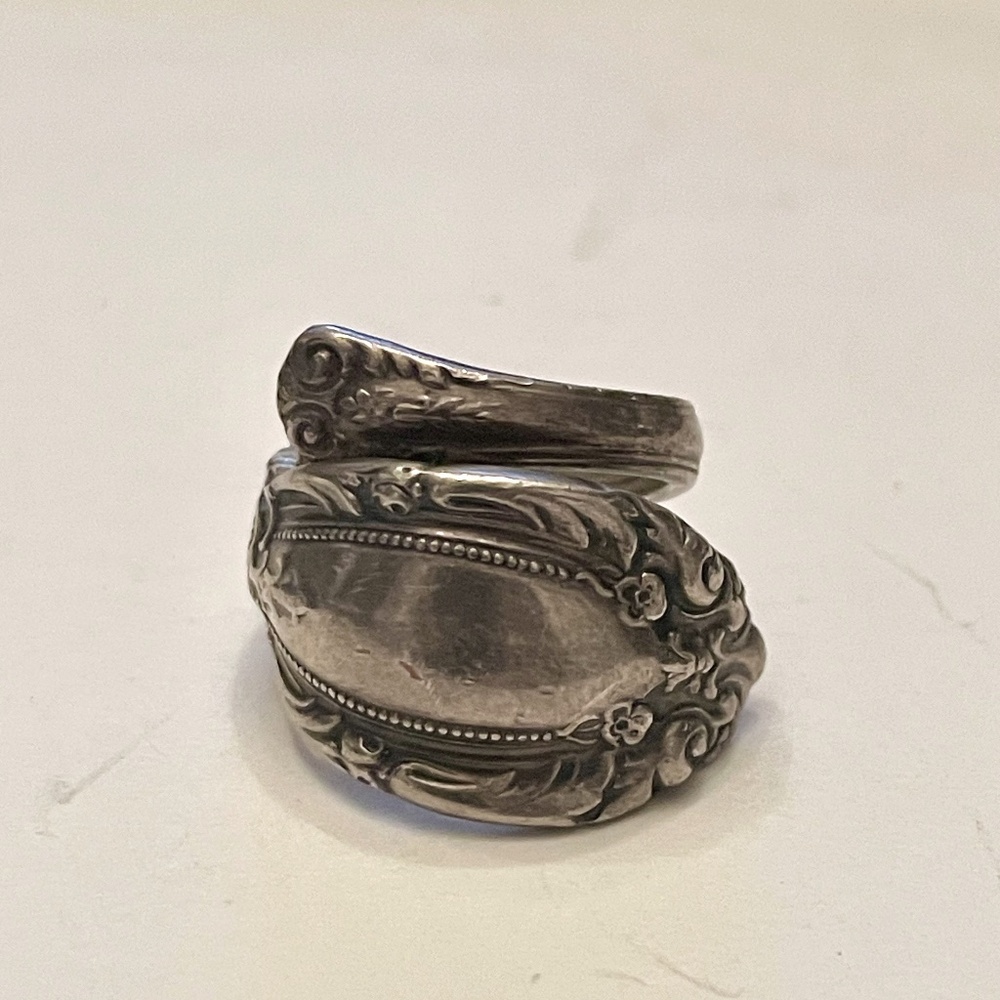 Vintage Towle Sterling Silver Spoon Ring